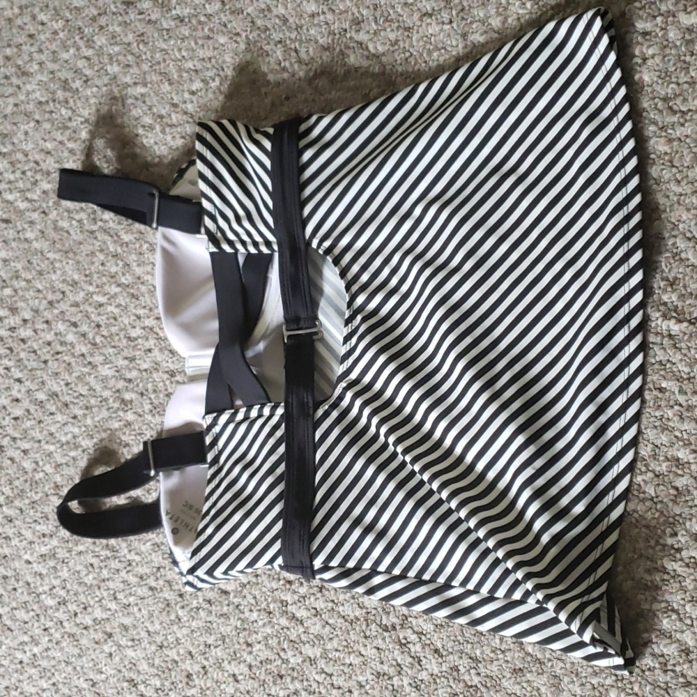Striped Athleta tankini